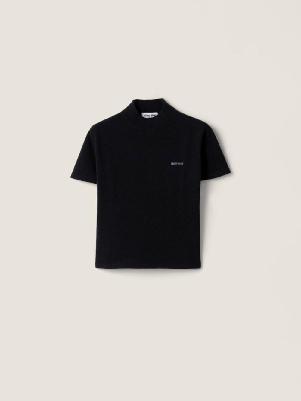 Miu Miu Cashmere Shirt With Logo Tag Size 44 Women